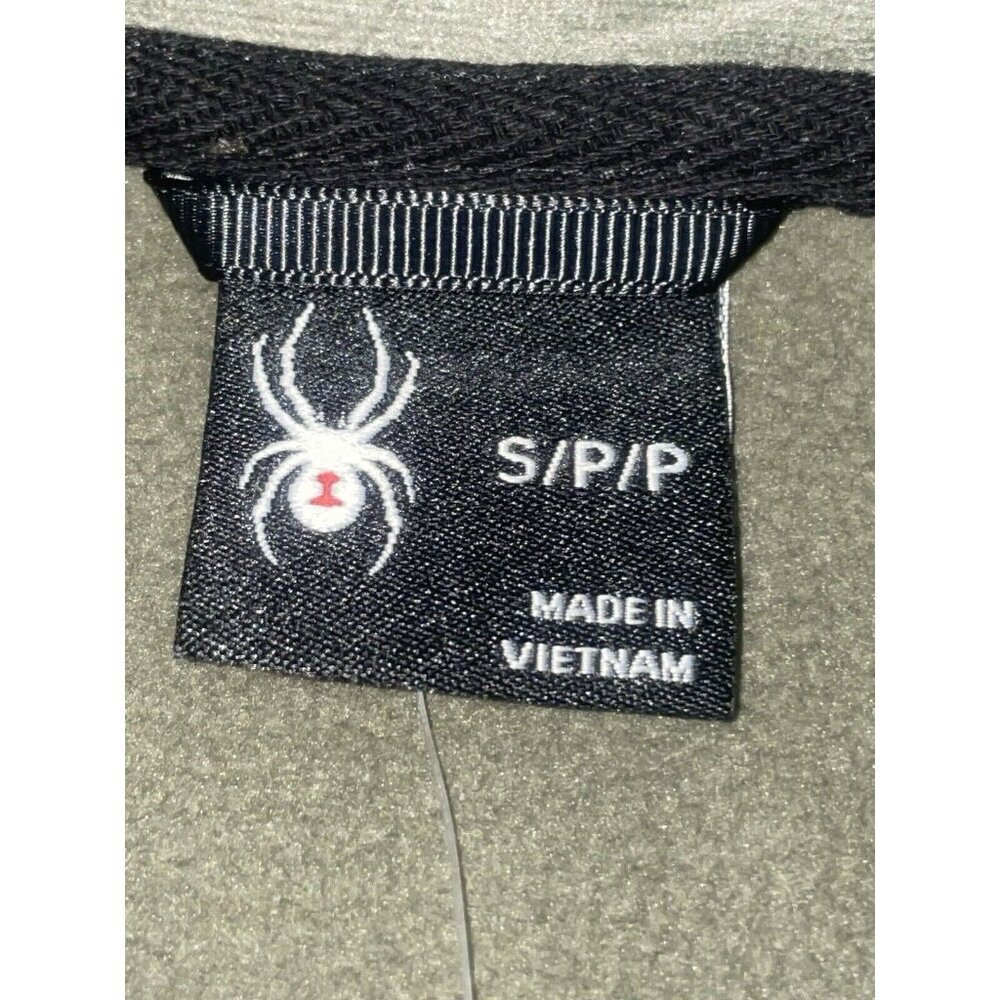 Spyder 1/2 Zip Sweatshirt Fleece Jacket Men’s Small Tea Leaf Green Black NWT - Picture 7 of 10